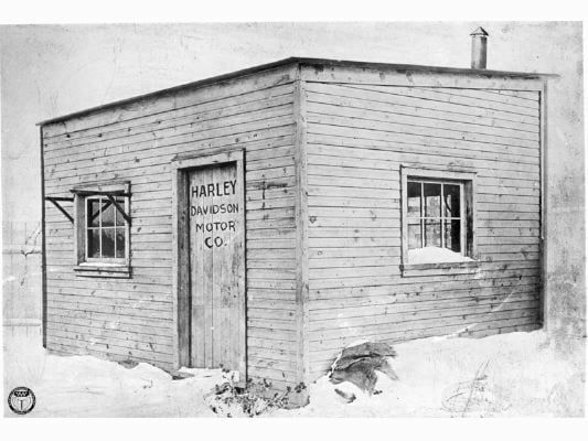 1903 Original Harley-Davidson Shed